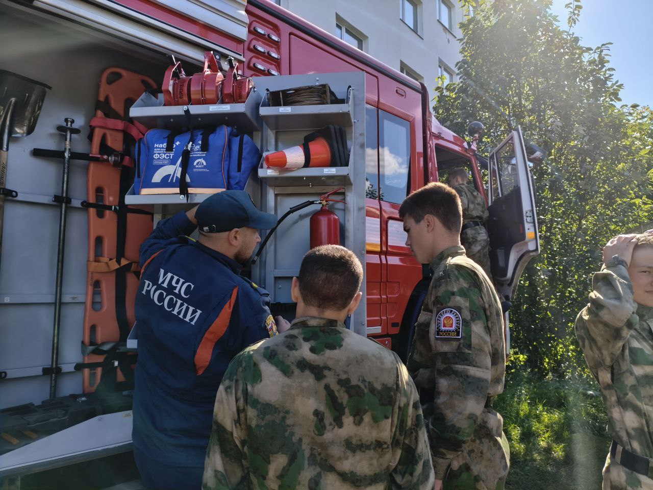 Впервые в Большой пожарной игре приняли участие воспитанники Центра помощи детям.
