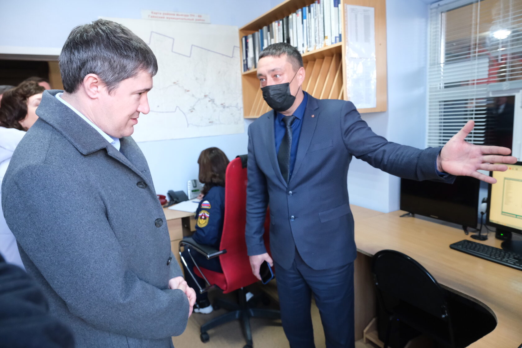 Губернатору Пермского края представили работу системы «Стрелец-Мониторинг» в Гайнском районе
